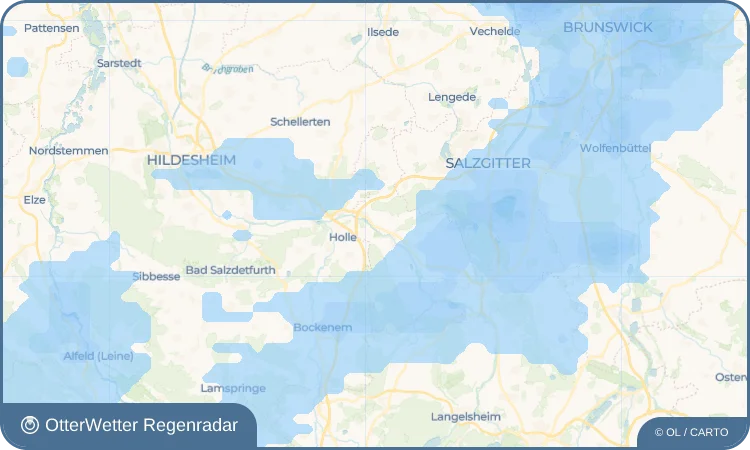Widget-Vorschau für Rhene Wetter-Widget-Vorschau mit Vorhersagedaten für Rhene