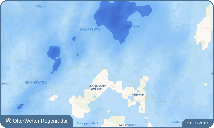 OtterWetter Regenradar-Widget Rhode
