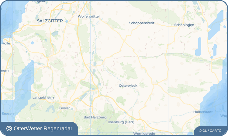 OtterWetter Regenradar-Widget Rhoden