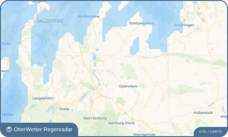 Widget-Vorschau für Rhoden Wetter-Widget-Vorschau mit Vorhersagedaten für Rhoden