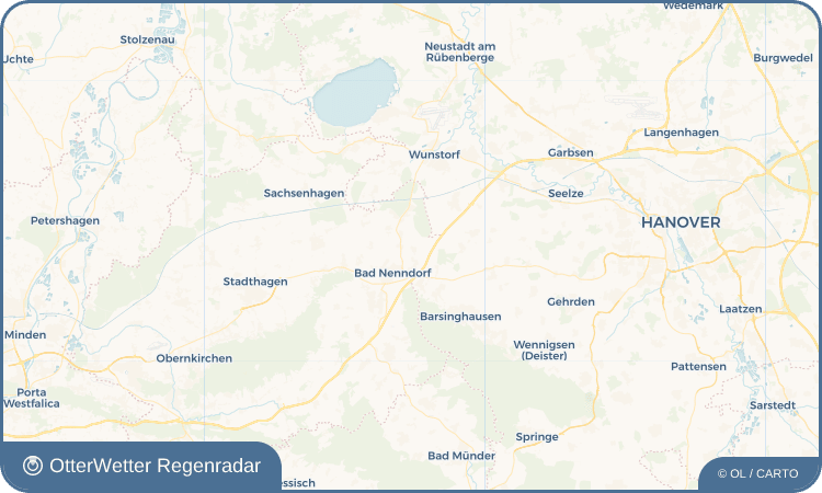 OtterWetter Regenradar-Widget Riehe