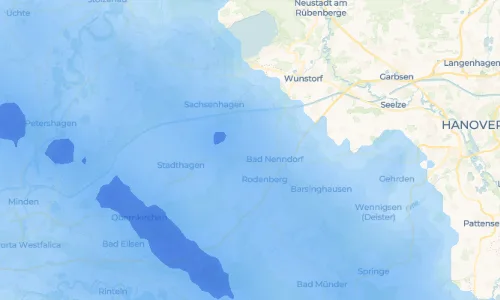 Regenradar Vorschaubild - Aktuelle Niederschläge in Riepen und Umgebung