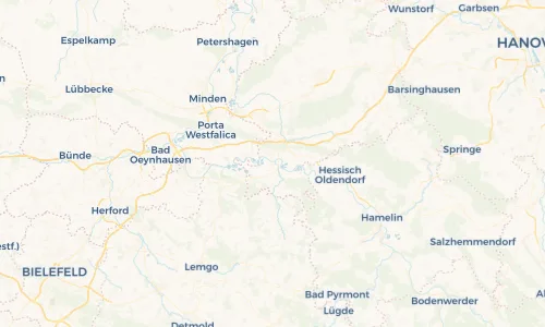Regenradar Vorschaubild - Aktuelle Niederschläge in Rinteln und Umgebung