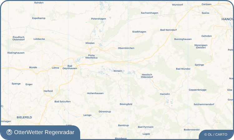 OtterWetter Regenradar-Widget Rinteln