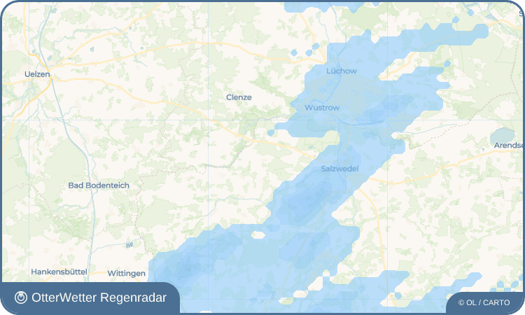OtterWetter Regenradar-Widget Rockenthin