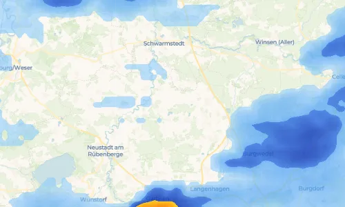 Regenradar Vorschaubild - Aktuelle Niederschläge in Rodenbostel und Umgebung