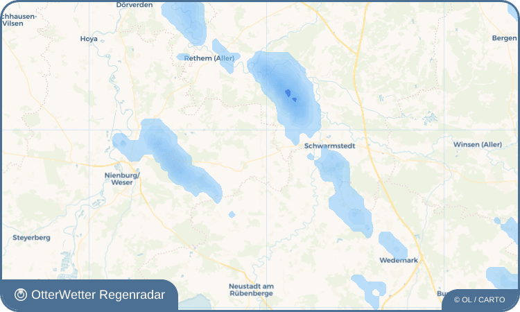 OtterWetter Regenradar-Widget Rodewald