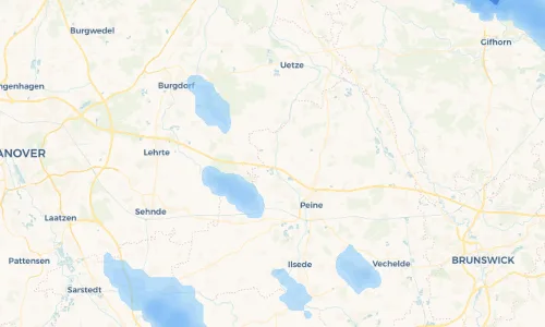 Regenradar Vorschaubild - Aktuelle Niederschläge in Röhrse und Umgebung