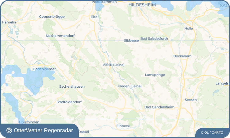 OtterWetter Regenradar-Widget Röllinghausen