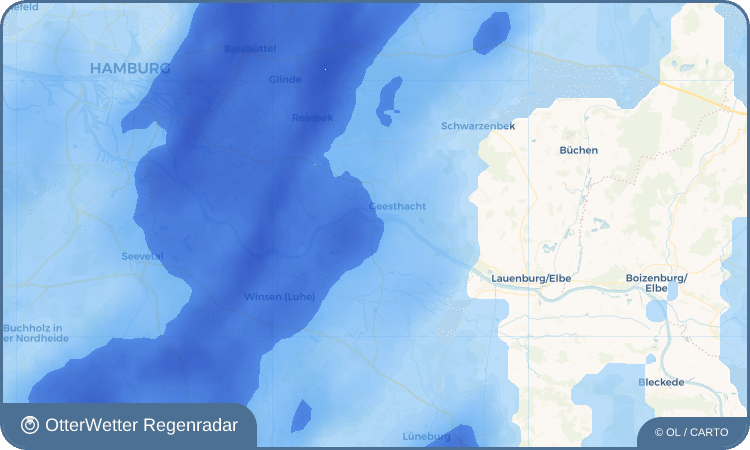 OtterWetter Regenradar-Widget Rönne
