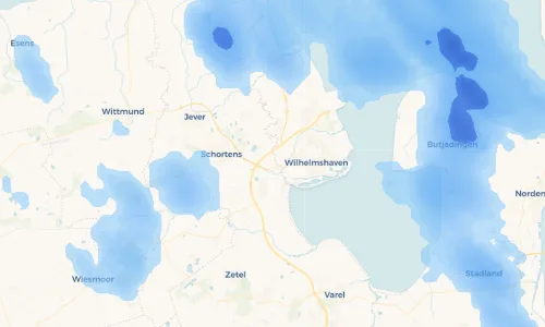 Regenradar Vorschaubild - Aktuelle Niederschläge in Roffhausen und Umgebung