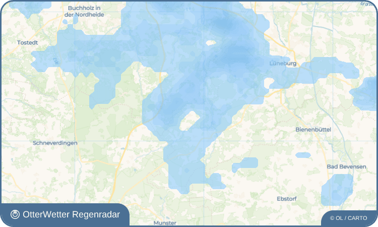 OtterWetter Regenradar-Widget Rolfsen