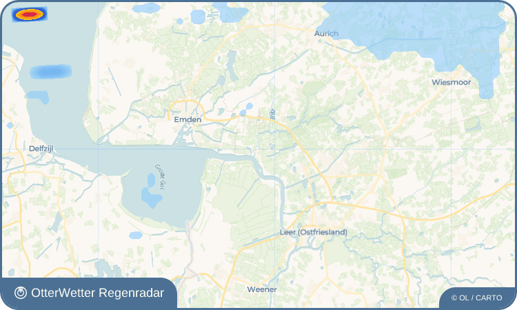 OtterWetter Regenradar-Widget Rorichum