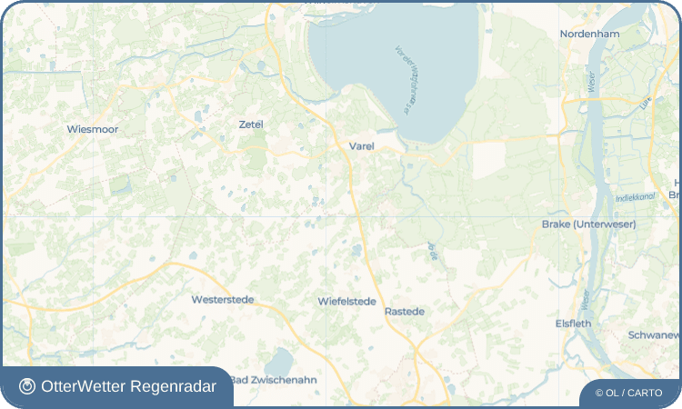 OtterWetter Regenradar-Widget Rosenberg