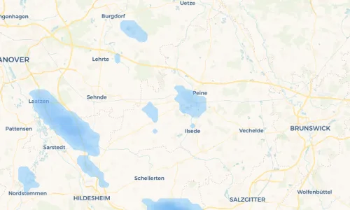 Regenradar Vorschaubild - Aktuelle Niederschläge in Rosenthal und Umgebung
