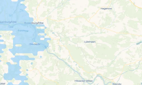 Regenradar Rosien: aktuelle Niederschläge in Rosien und Umgebung, Stand 23. Oktober 2026 um 16:55 Uhr