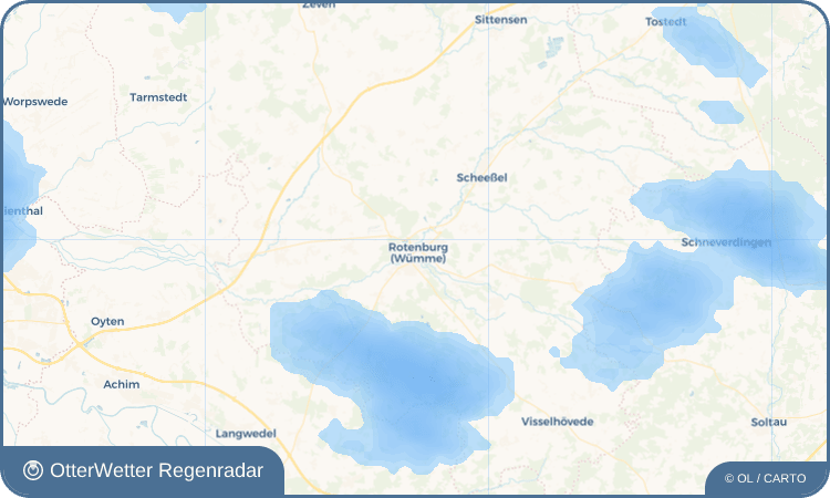 OtterWetter Regenradar-Widget Rotenburg (Wümme)