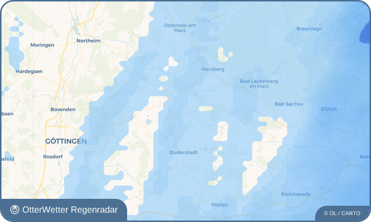 OtterWetter Regenradar-Widget Rüdershausen