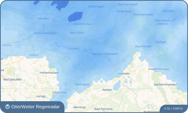 OtterWetter Regenradar-Widget Rumbeck