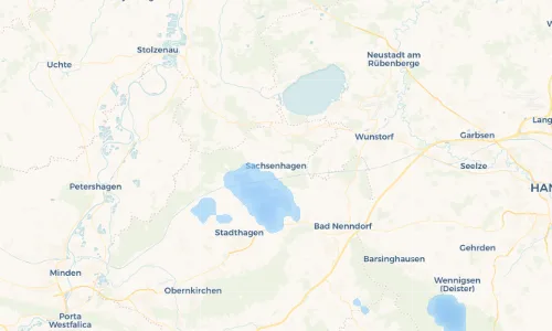 Regenradar Vorschaubild - Aktuelle Niederschläge in Sachsenhagen und Umgebung