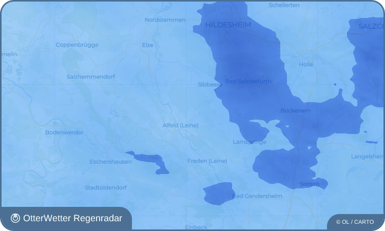 OtterWetter Regenradar-Widget Sack
