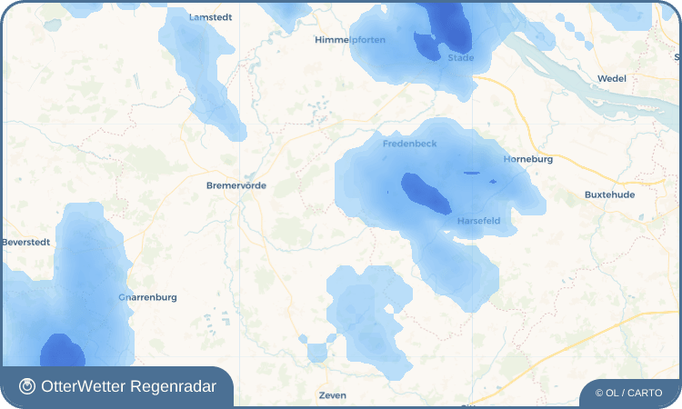 OtterWetter Regenradar-Widget Sadersdorf