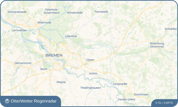 Widget-Vorschau für Sagehorn Wetter-Widget-Vorschau mit Vorhersagedaten für Sagehorn
