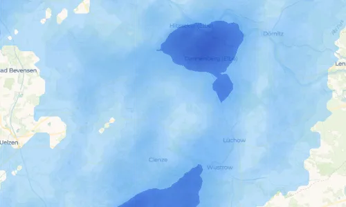 Regenradar Vorschaubild - Aktuelle Niederschläge in Sallahn und Umgebung