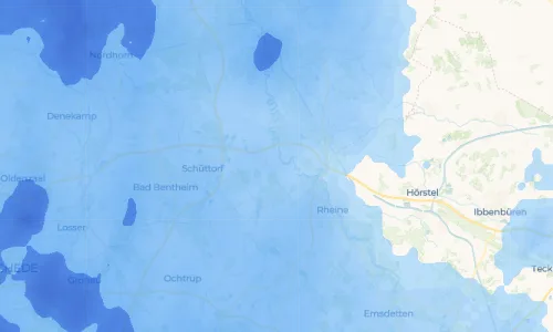 Regenradar Vorschaubild - Aktuelle Niederschläge in Salzbergen und Umgebung