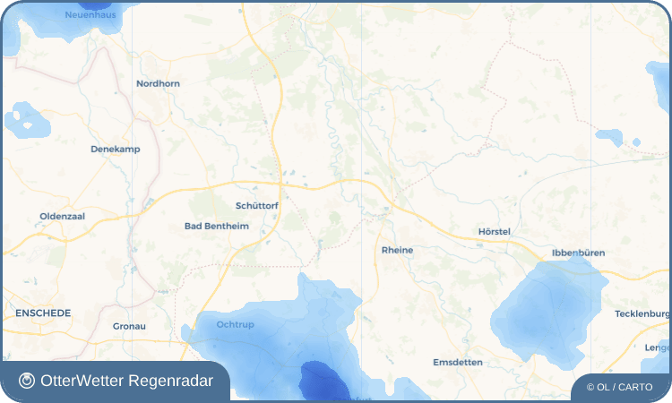 OtterWetter Regenradar-Widget Salzbergen