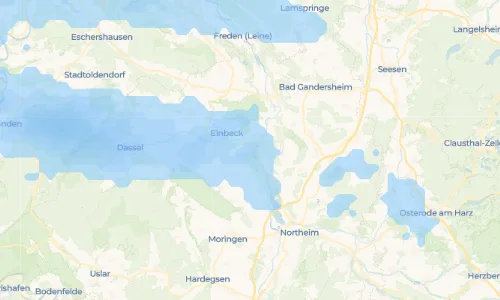 Regenradar Vorschaubild - Aktuelle Niederschläge in Salzderhelden und Umgebung
