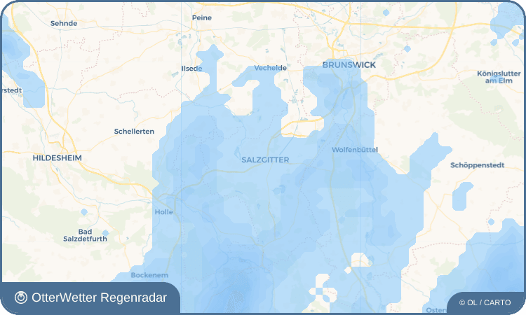 OtterWetter Regenradar-Widget Salzgitter