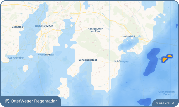 OtterWetter Regenradar-Widget Sambleben