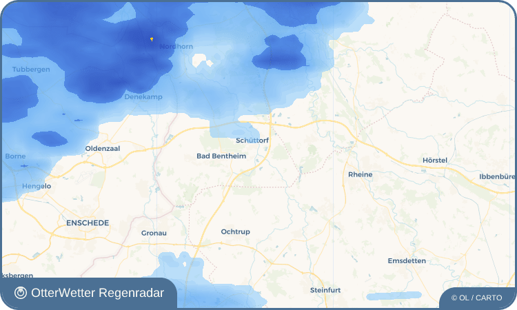 Wetter-Widget-Vorschau mit Vorhersagedaten für Samern