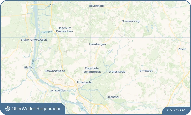 Wetter-Widget-Vorschau mit Vorhersagedaten für Sandhausen