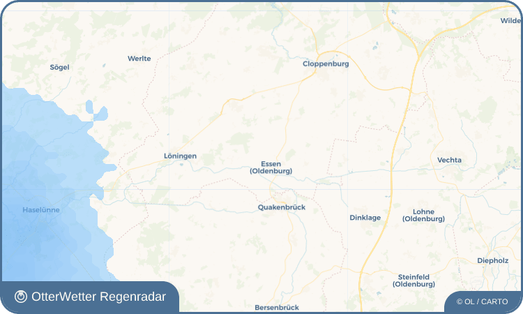 Widget-Vorschau für Sandloh Wetter-Widget-Vorschau mit Vorhersagedaten für Sandloh