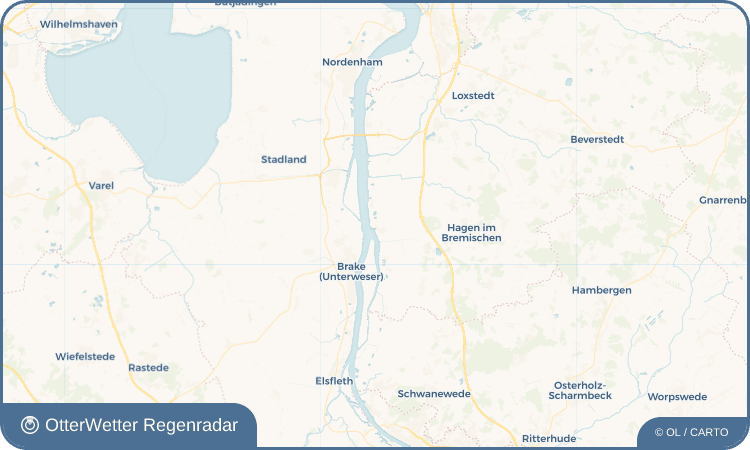 OtterWetter Regenradar-Widget Sandstedt