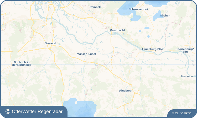 OtterWetter Regenradar-Widget Sangenstedt