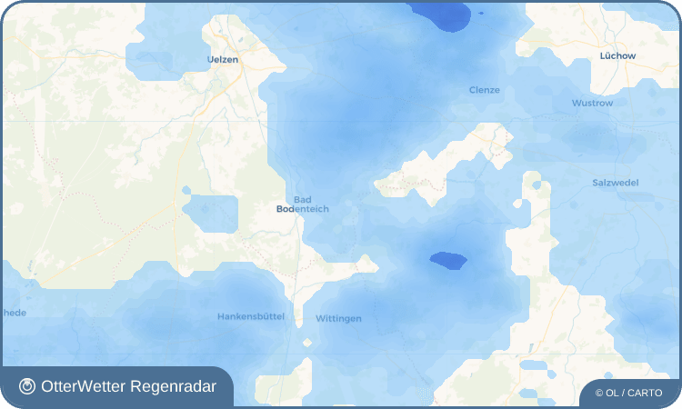 OtterWetter Regenradar-Widget Schafwedel