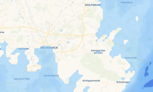 Regenradar Vorschaubild - Aktuelle Niederschläge in Schandelah und Umgebung