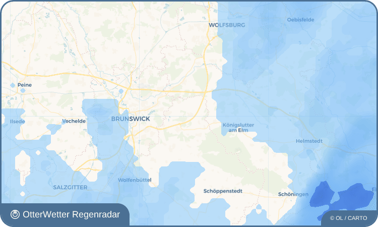 OtterWetter Regenradar-Widget Schandelah