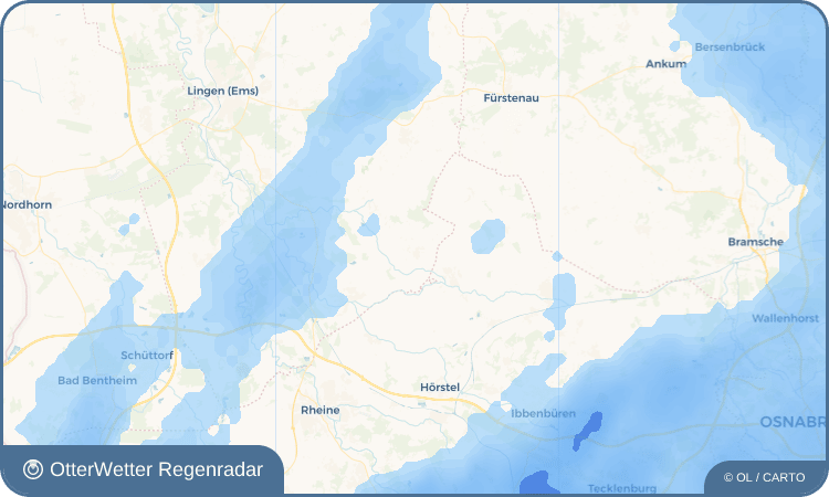 OtterWetter Regenradar-Widget Schapen