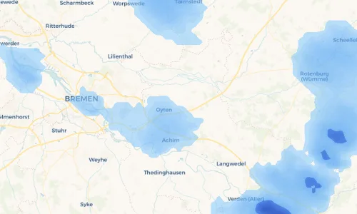 Regenradar Vorschaubild - Aktuelle Niederschläge in Schaphusen und Umgebung