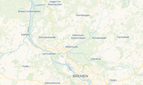 Regenradar Vorschaubild - Aktuelle Niederschläge in Scharmbeckstotel und Umgebung