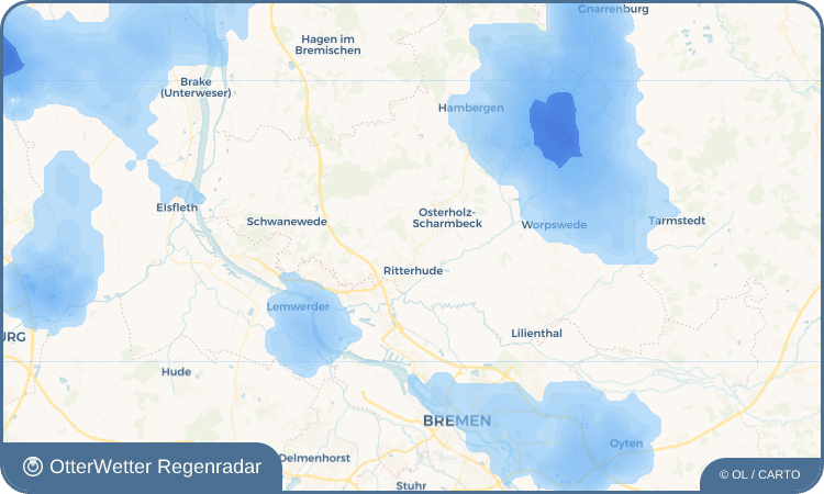 OtterWetter Regenradar-Widget Scharmbeckstotel
