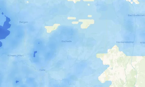 Regenradar-Vorschau: aktuelle Niederschläge in Scharnhorst und Umgebung