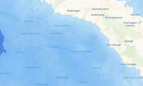 Regenradar Vorschaubild - Aktuelle Niederschläge in Schaumburg und Umgebung