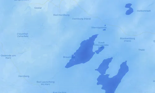 Regenradar Vorschaubild - Aktuelle Niederschläge in Schierke und Umgebung