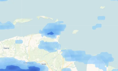 Regenradar Vorschaubild - Aktuelle Niederschläge in Schillig und Umgebung