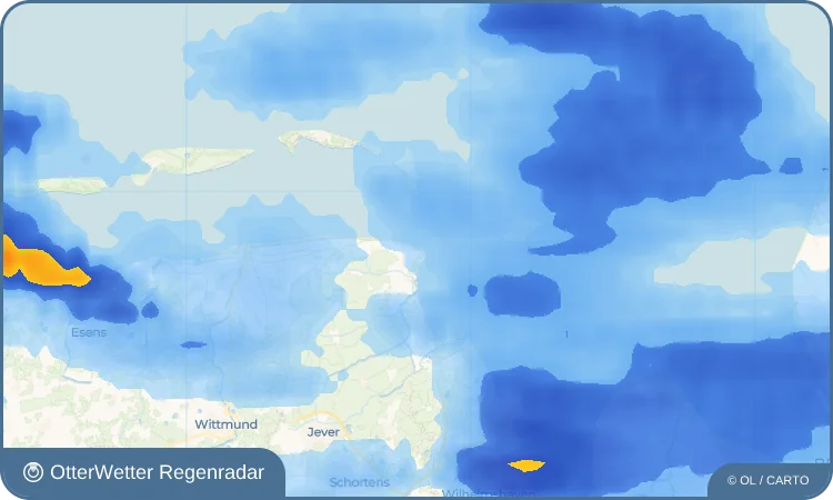 Wetter-Widget-Vorschau mit Vorhersagedaten für Schillig
